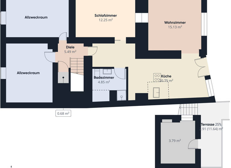 Mehrfamilienhaus zum Kauf 690.000 € 11 Zimmer 201 m² 363 m² Grundstück Bretten 75015