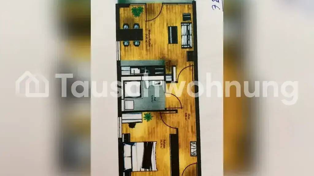 Wohnung zur Miete Tauschwohnung 878 € 2 Zimmer 60 m² 4. Geschoss Bilk Düsseldorf 40225