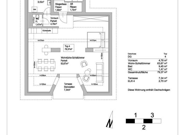 Studio zum Kauf - Erstbezug 240.000 € 1 Zimmer 79,4 m² Teufelhof St. Pölten 3100