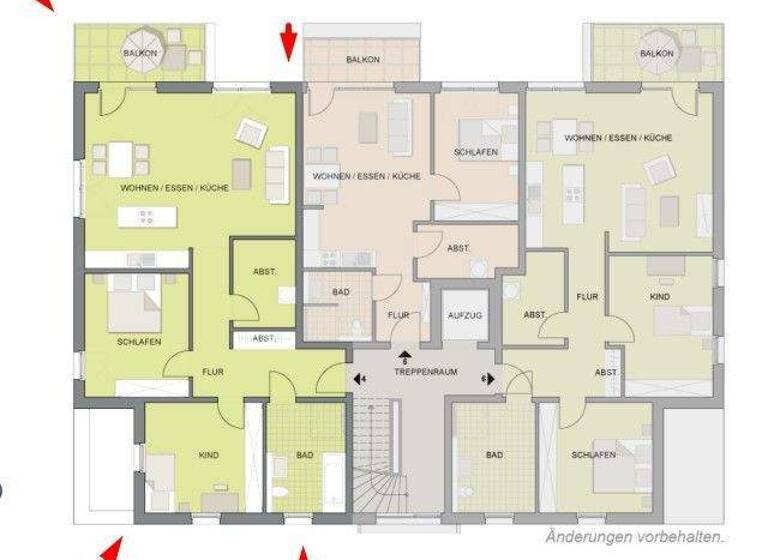 Wohnung zur Miete - Erstbezug 1.460 € 3,5 Zimmer 104,6 m² 3 Geschosse frei ab 01.04.2026 Kreuzkamp 32 Mellendorf Wedemark 30900