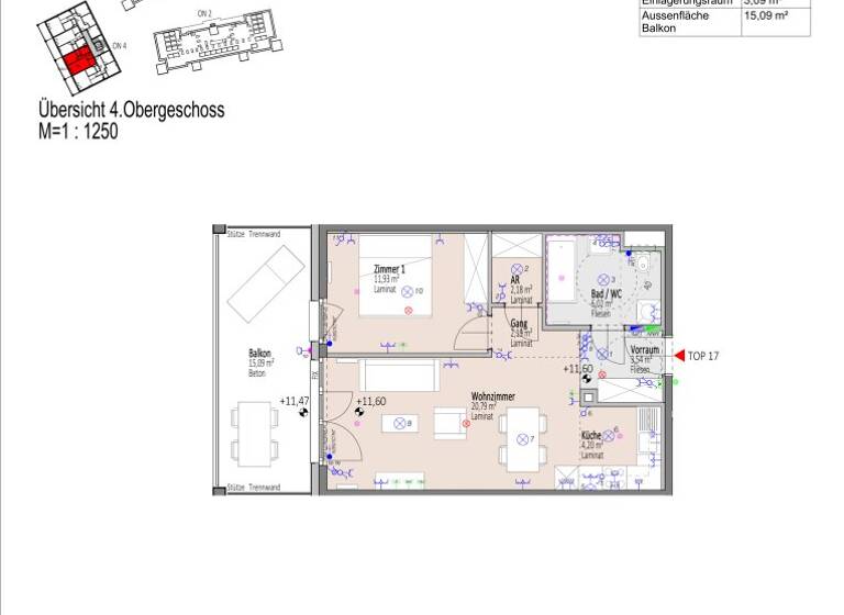 Wohnung zum Kauf - Erstbezug 206.628 € 2 Zimmer 50,9 m² frei ab 01.09.2026 Elisabeth Bollenberger - Gasse Wiener Neustadt 2700