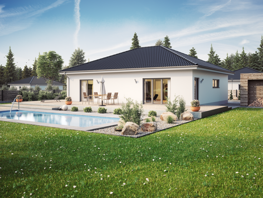 Bungalow zum Kauf 588.630 € 3 Zimmer 114 m² 698 m² Grundstück Siegelsdorf Veitsbronn 90587