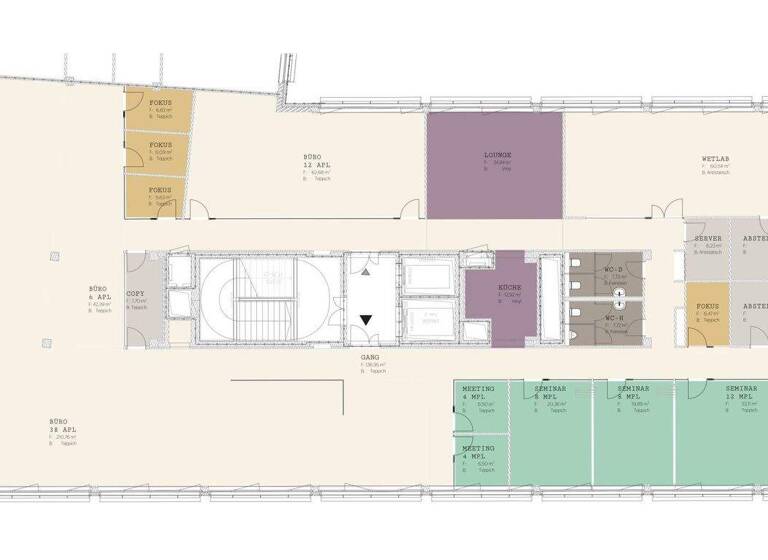 Bürofläche zur Miete 20 € 782,3 m² Bürofläche Wien 1020