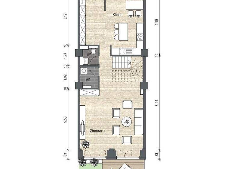 Maisonette zum Kauf 795.000 € 4 Zimmer 164 m² Lichterfelde Berlin 14167