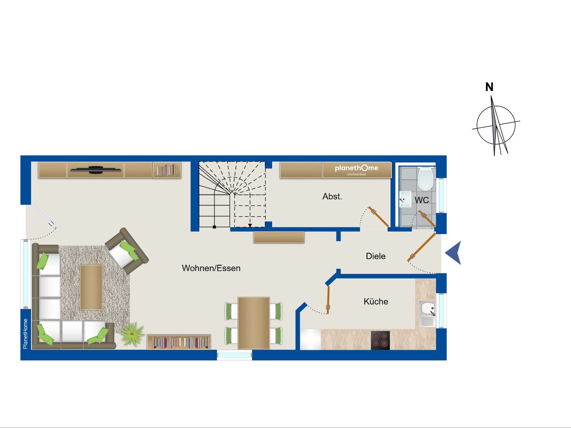 Reihenendhaus zum Kauf 475.000 € 4 Zimmer 121,6 m²<br/>Wohnfläche 221 m²<br/>Grundstück Klein-Zimmern Groß-Zimmern 64846