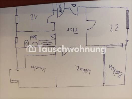 Wohnung zur Miete nur mit Wohnberechtigungsschein Tauschwohnung 600 € 3 Zimmer 75 m² 3. Geschoss Friedrichsfelde Lichtenberg 10319