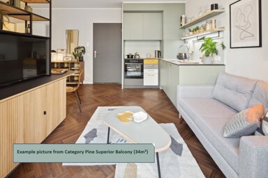 Wohnung zur Miete Wohnen auf Zeit 1.715 € 1 Zimmer 31 m² frei ab 22.11.2024 Braunschweiger Straße Neukölln Berlin 12055