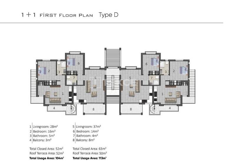 Wohnung zum Kauf 167.000 € 2 Zimmer 57 m² EG Girne 99410