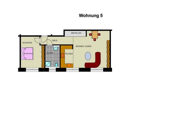 Wohnung zur Miete - Erstbezug 995 € 2,5 Zimmer 78 m² 2. Geschoss frei ab 01.09.2025 Kray Essen 45307