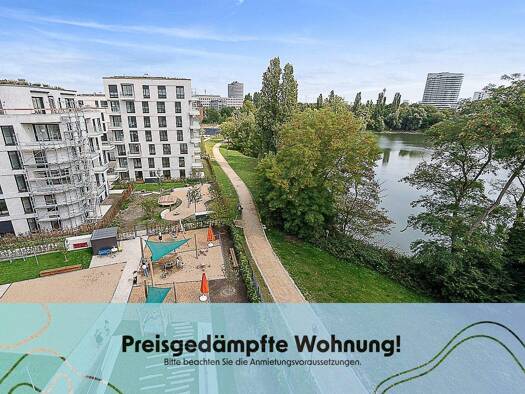Wohnung zur Miete - Erstbezug 1.486 € 3 Zimmer 92,9 m² 4. Geschoss Schiessstraße 22 Heerdt Düsseldorf 40549