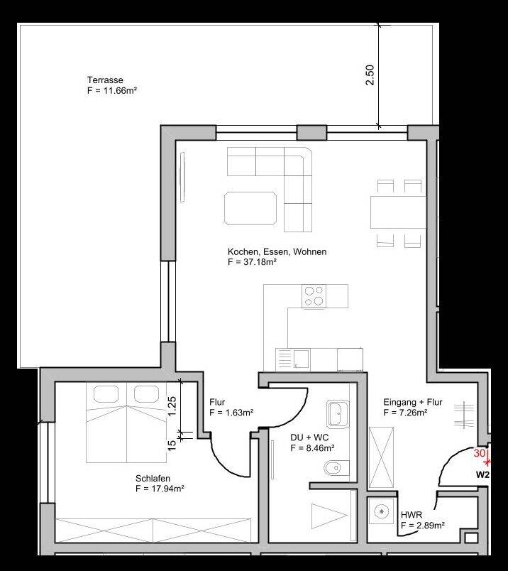 Immobilie in Hermersberg - Moderne Neubau-Wohnung mit geräumiger Terrasse in Hermersberg - Bild 3