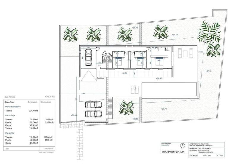 Villa zum Kauf provisionsfrei 1.990.000 € 5 Zimmer 544 m² 1.046 m² Grundstück Carrer Mostoles Teulada 03724