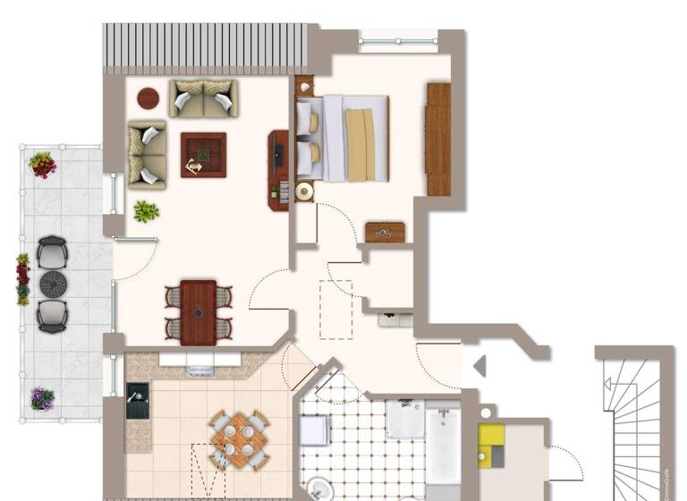 Wohnung zum Kauf 199.000 € 2 Zimmer 59 m² Lingen 49809