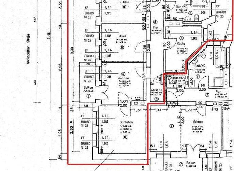 Wohnung zum Kauf provisionsfrei 279.000 € 10 Zimmer 209,6 m² Wolfenbütteler Straße 8 Sudenburg Magdeburg / Sudenburg 39112
