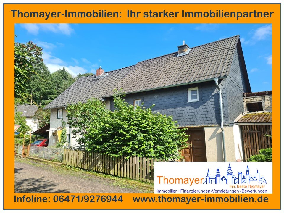 Mehrfamilienhaus zum Kauf 99.000 € 8 Zimmer 140 m²<br/>Wohnfläche 214 m²<br/>Grundstück ab sofort<br/>Verfügbarkeit Weinbach Weinbach 35796