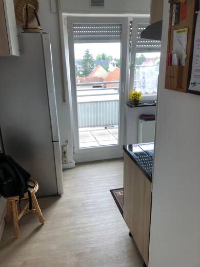 Wohnung zur Miete 710 € 2 Zimmer 67 m² Dachgeschoss, 3. Geschoss Karlsruher Strasse 2 Hagsfeld Karlsruhe 76139