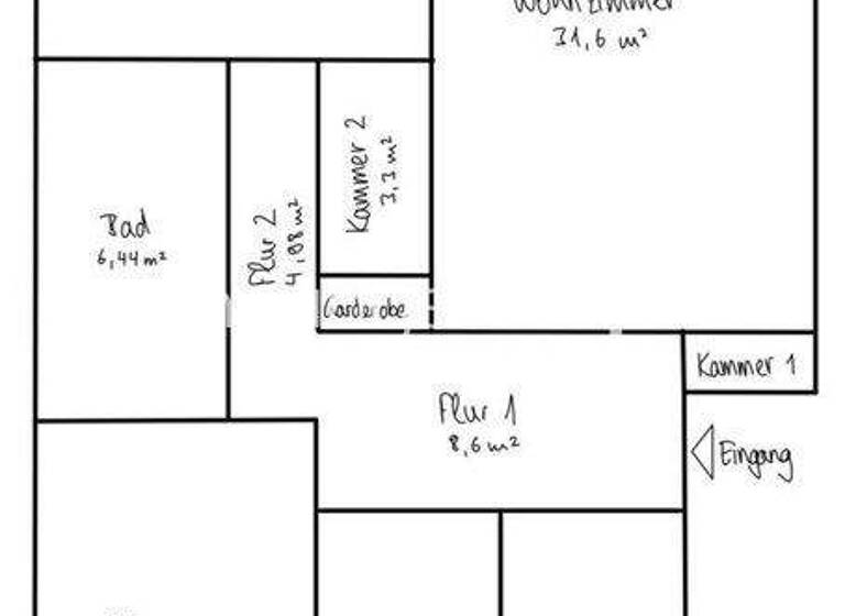 Studio zur Miete Tauschwohnung 1.400 € 4 Zimmer 110 m² EG Wandsbek Hamburg 22041