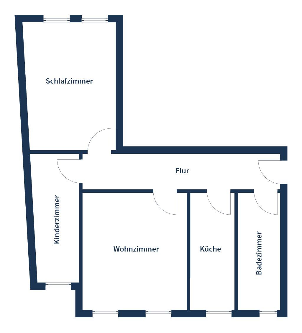 Wohnung zum Kauf 220.000 € 3 Zimmer 76 m²<br/>Wohnfläche 3.<br/>Geschoss Stadtmitte Eberswalde 16225