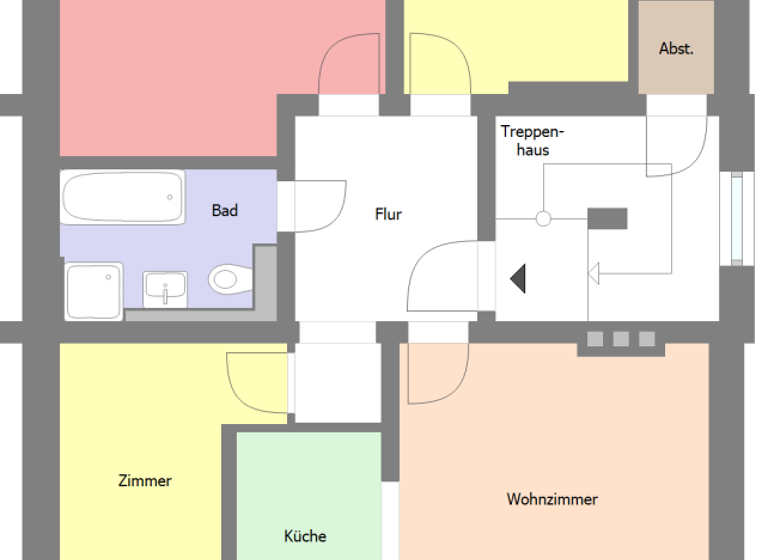 Wohnung zur Miete 405 € 4 Zimmer 75 m² 2. Geschoss frei ab 01.06.2026 Zittau 02763