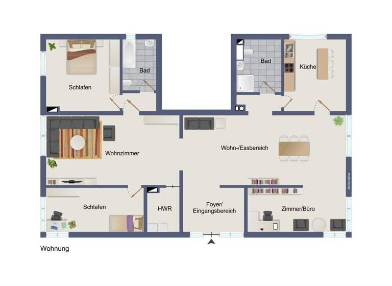 Wohnung zur Miete 1.750 € 4,5 Zimmer 188 m² frei ab sofort Staffort Stutensee / Staffort 76297