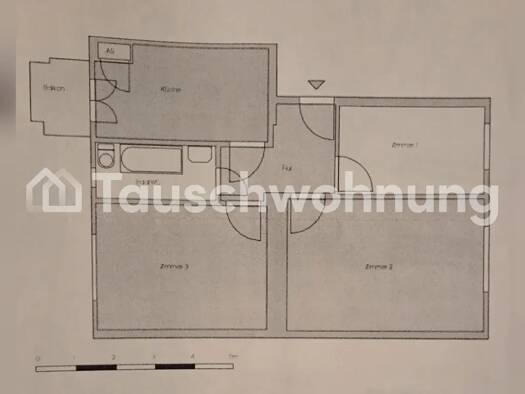 Wohnung zur Miete Tauschwohnung 500 € 2,5 Zimmer 60 m² 2. Geschoss Französisch Buchholz Berlin 10407