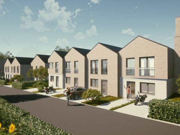 Reihenendhaus zum Kauf - Neubau 491.400 € 3 Zimmer 121 m² 4.031 m² Grundstück Burgsteinfurt Steinfurt 48565