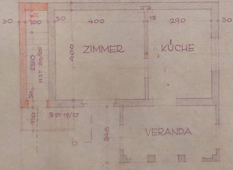 Einfamilienhaus zum Kauf 150.000 € 3 Zimmer 68 m² 435 m² Grundstück Bad Vöslau 2540