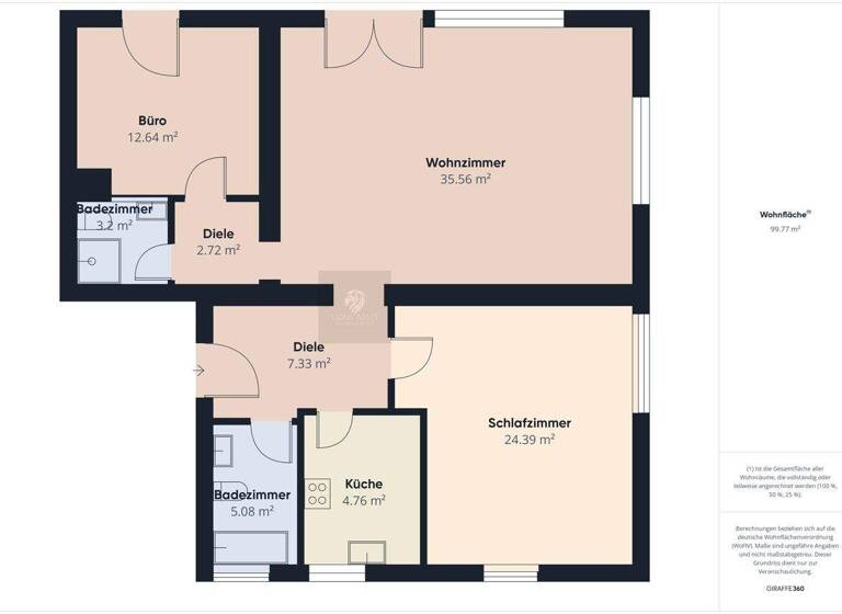 Wohnung zum Kauf 669.000 € 3 Zimmer 100 m² 1. Geschoss Allmannshausen Berg 82335