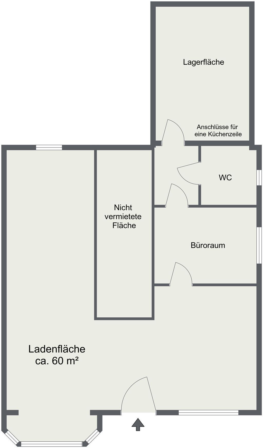 Ladenfläche zur Miete 60 m²<br/>Verkaufsfläche Hude Hude (Oldenburg) 27798