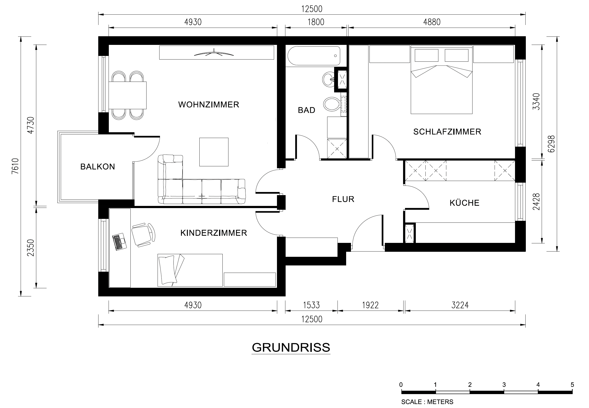 Wohnung zum Kauf 419.500 € 3 Zimmer 74 m²<br/>Wohnfläche 2.<br/>Geschoss Neukölln Berlin 12053