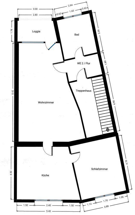 Wohnung zum Kauf 275.000 € 3 Zimmer 95 m²<br/>Wohnfläche 1.<br/>Geschoss Cracau Krefeld 47799