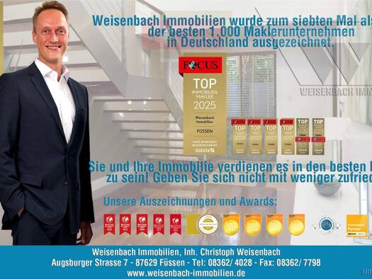 Wohnung zum Kauf 170.000 € 1,5 Zimmer 51 m² Füssen 87629