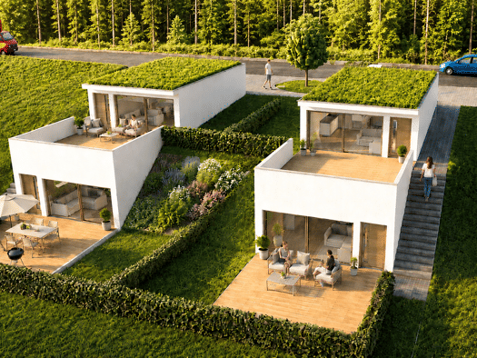 Terrassenwohnung zum Kauf - Erstbezug provisionsfrei als Kapitalanlage geeignet 379.500 € 2 Zimmer 81,2 m² Am Schafbrünnle 13 Eyb Ansbach 91522