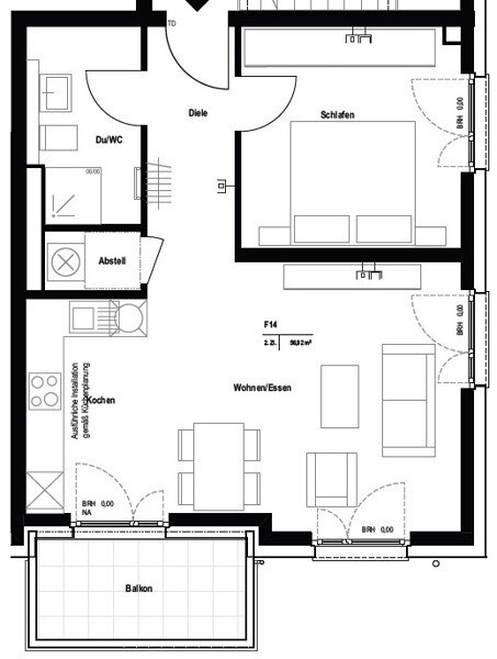 Wohnung zur Miete 860 € 2 Zimmer 57,3 m²<br/>Wohnfläche 3.<br/>Geschoss 01.03.2025<br/>Verfügbarkeit Salinenstraße 4/4 Jagstfeld Bad Friedrichshall 74177