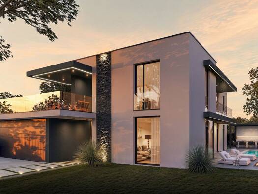 Villa zum Kauf - Erstbezug provisionsfrei 6.297.000 € 8 Zimmer 300 m² 690 m² Grundstück frei ab 01.08.2028 Bogenhausen München 81927