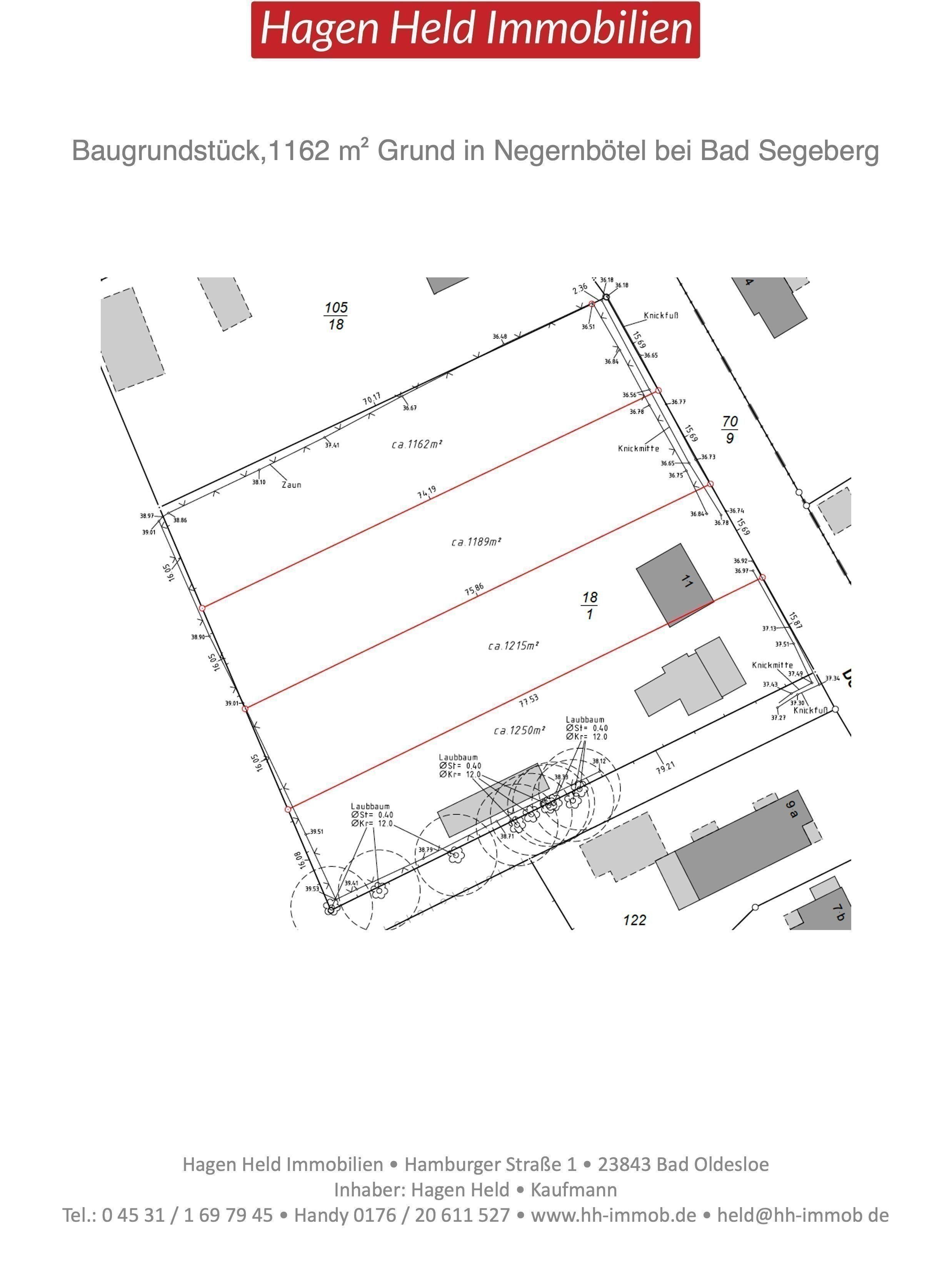 Grundstück zum Kauf 191.730 € 1.162 m²<br/>Grundstück Hamdorf Negernbötel 23795