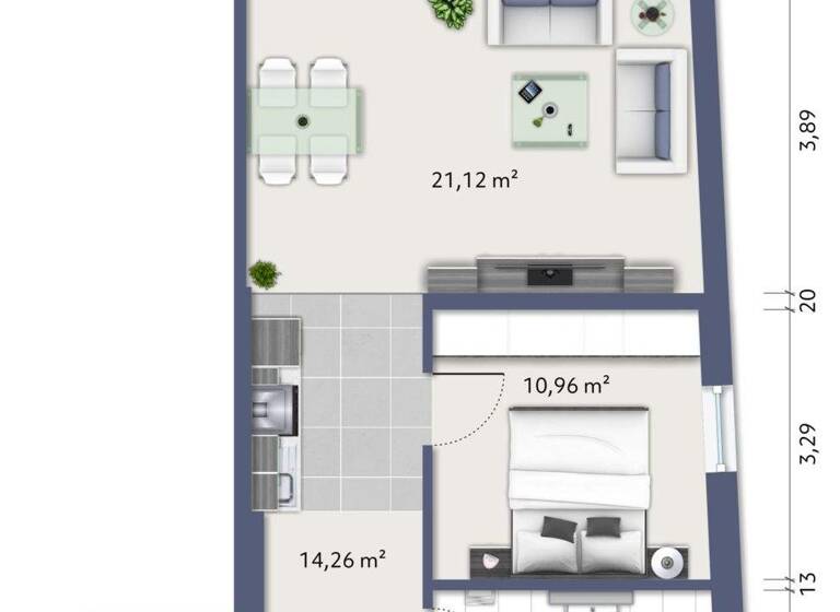 Wohnung zum Kauf provisionsfrei 199.000 € 2 Zimmer 53,8 m² Weikersheim 97990