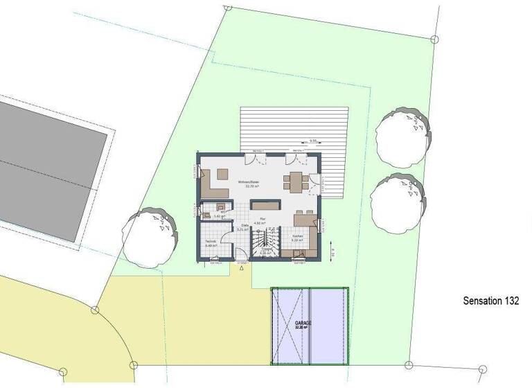 Einfamilienhaus zum Kauf provisionsfrei 508.253 € 4 Zimmer 132,1 m² 546 m² Grundstück Erdmannsweiler Königsfeld im Schwarzwald 78126