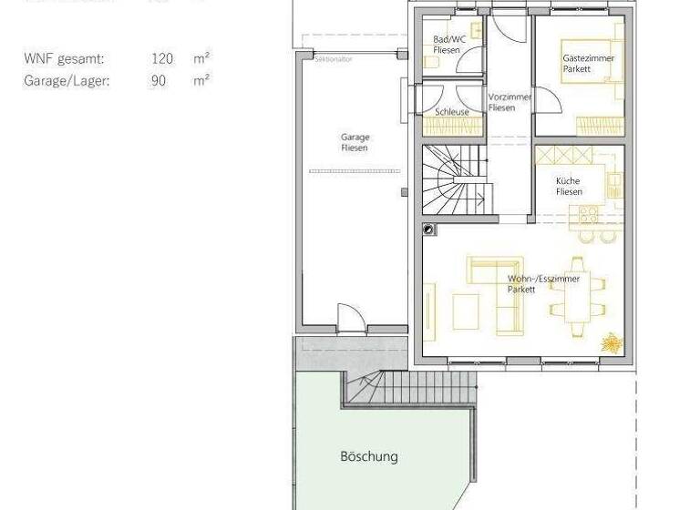 Reihenmittelhaus zum Kauf 490.000 € 5 Zimmer 120 m² 336 m² Grundstück Walpersdorf 3131