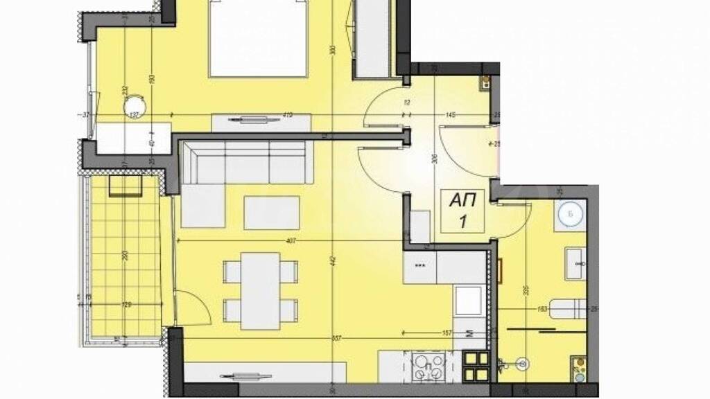 Studio zum Kauf 165.000 € 2 Zimmer 82,9 m² Sofia