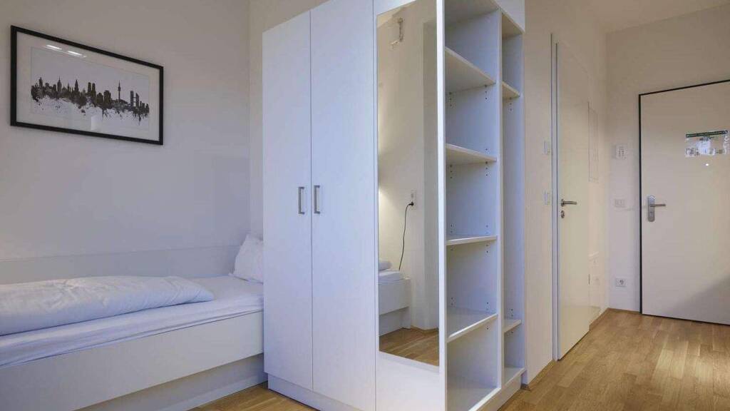 Studio zur Miete 1.090 € 1 Zimmer 20 m² 2. Geschoss frei ab sofort Willy-Brandt-Allee 14 Trudering-Riem München 81829