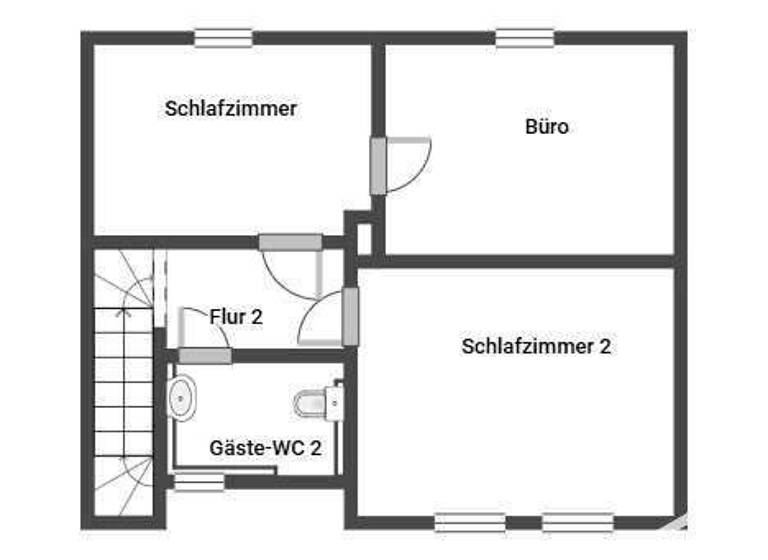 Reihenmittelhaus zum Kauf 185.000 € 4 Zimmer 84,3 m² 389 m² Grundstück Forstfeld Kassel 34123