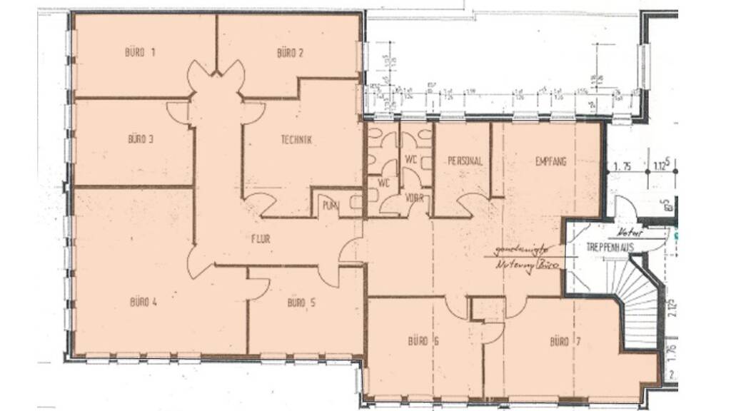 Büro zur Miete 268 m² Bürofläche Ekelser Straße 1 Moordorf Südbrookmerland 26624