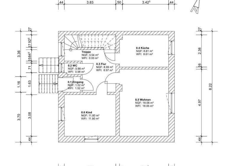 Doppelhaushälfte zum Kauf 135.000 € 4 Zimmer 82 m² 825 m² Grundstück Straße der Befreiung 44 Gröditz 01609