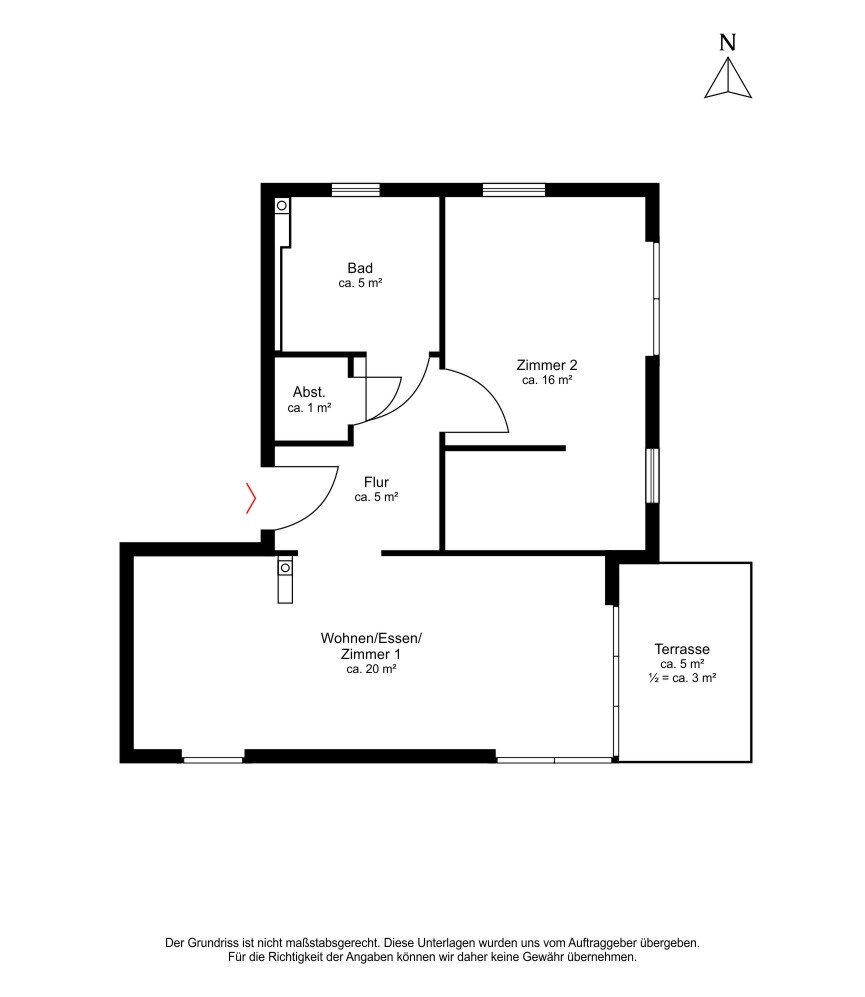 Wohnung zum Kauf 479.600 € 2 Zimmer 50 m²<br/>Wohnfläche Bahrenfeld Hamburg 22607