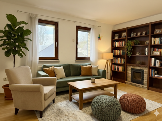 Terrassenwohnung zur Miete 785 € 3 Zimmer 62,8 m² Geschoss 1/2 frei ab sofort Arheilgen Darmstadt 64291