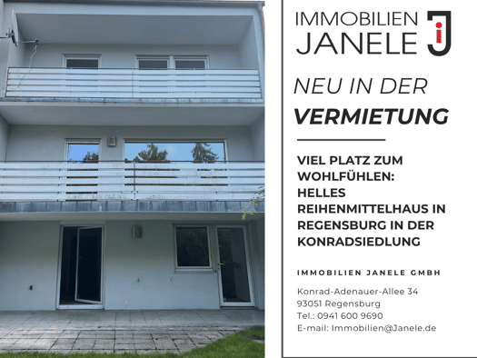 Haus zur Miete 1.650 € 6 Zimmer 150 m² 300 m² Grundstück frei ab 01.11.2026 Konradsiedlung-Wutzlhofen Regensburg 93057