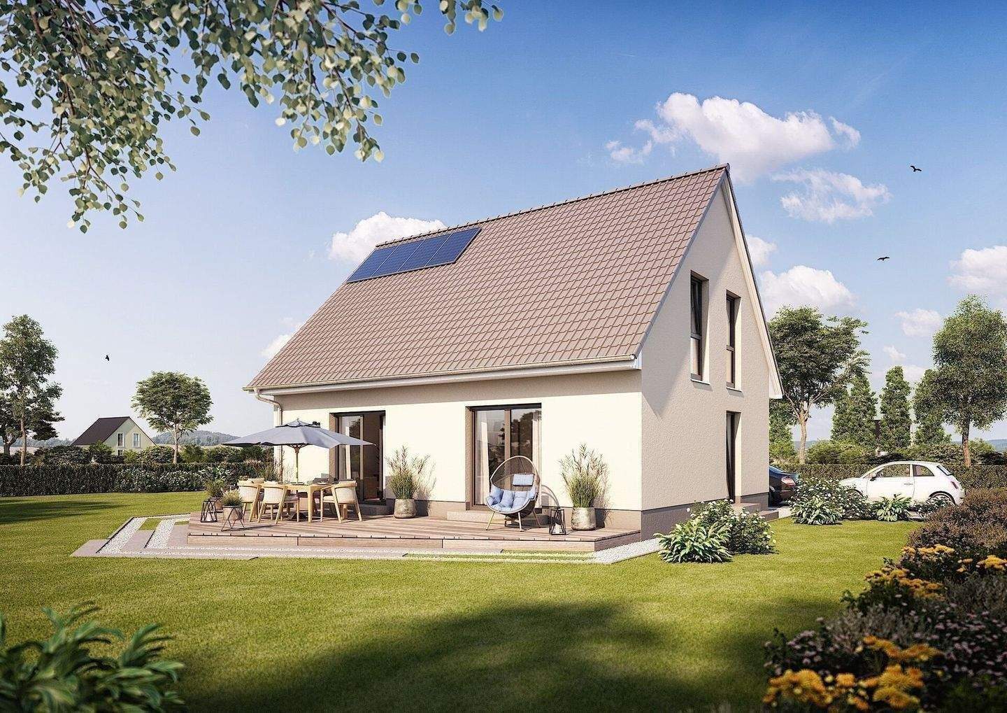 Immobilie in Zarrentin am Schaalsee -  Einfamilienhaus 131 qm Wlf. inklusive Grundstück -  schlüsselfertige und massive Bauweise - Bild 0