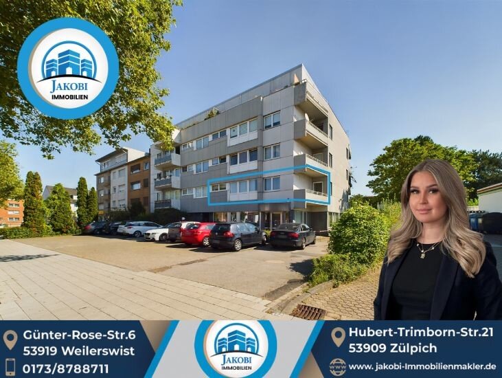 Wohnung zur Versteigerung als Kapitalanlage geeignet 107.000 € 3 Zimmer 79,7 m²<br/>Wohnfläche Euskirchener Str. 69 Ost Düren 52351