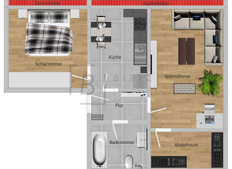 Wohnung zum Kauf 195.000 € 2 Zimmer 44 m² Stadtmitte Neu-Ulm 89231